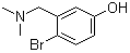structure of CAS# 848848-16-8, 4-Bromo-3-((dimethylamino)methyl)phenol