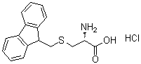 S-(9H-芴-9-基甲基)-L-半胱氨酸盐酸盐分子结构 (CAS 84888-34-6)