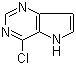 4-氯-5H-吡咯并[3,2-d]嘧啶分子结构 (CAS 84905-80-6)