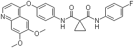 Cabozantinib分子结构 (CAS 849217-68-1)