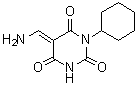 CAS 登录号：84941-33-3, 5-(氨基亚甲基)-1-环己基-2,4,6(1H,3H,5H)-嘧啶三酮