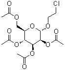 2-氯乙基 alpha-D-吡喃甘露糖苷四乙酸酯分子结构 (CAS 849420-02-6)