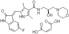 structure of CAS# 849643-15-8, SU14813 maleate