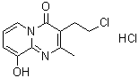 CAS # 849727-62-4, 9-Hydroxy-3-(2-chloroethyl)-2-methyl-4H-pyrido[1,2-a]pyrimidin-4-one hydrochloride