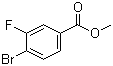 4-溴-3-氟苯甲酸甲酯分子结构 (CAS 849758-12-9)