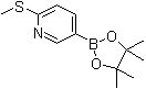 structure of CAS# 849934-89-0, 2-甲硫基吡啶-5-硼酸频哪醇酯