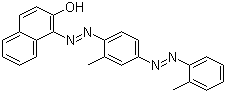 structure of CAS# 85-83-6, 溶剂红 24