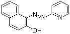 structure of CAS# 85-85-8, 1-(2-Pyridylazo)-2-naphthol