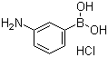 3-氨基苯硼酸盐酸盐分子结构 (CAS 85006-23-1)