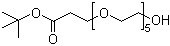 structure of CAS# 850090-09-4, 1-羟基-3,6,9,12,15-五氧杂十八烷-18-羧酸叔丁酯