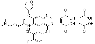 structure of CAS# 850140-73-7, 阿法替尼二马来酸盐