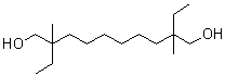 CAS 登录号：85018-63-9, 2,9-二乙基-2,9-二甲基-1,10-癸二醇