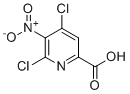 4,6-二氯-5-硝基-2-吡啶羧酸分子结构 (CAS 850544-26-2)