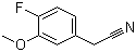 4-氟-3-甲氧基苯乙腈分子结构 (CAS 850565-37-6)