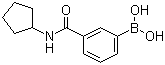 structure of CAS# 850567-24-7, 3-(环戊基氨基羰基)苯硼酸