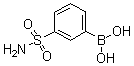 [3-(氨基磺酰基)苯基]硼酸分子结构 (CAS 850568-74-0)