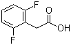 2,6-二氟苯乙酸分子结构 (CAS 85068-28-6)
