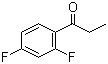 2,4-二氟苯丙酮分子结构 (CAS 85068-30-0)