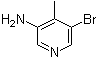 structure of CAS# 850892-12-5, 3-Amino-5-bromo-4-methylpyridine