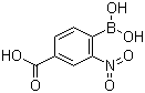 4-羧基-2-硝基苯硼酸分子结构 (CAS 85107-54-6)