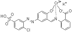 CAS # 85118-17-8, Potassium [2-[[[5-[(2-chloro-5-sulfophenyl)azo]-2-hydroxyphenyl]methylene]amino]benzoato]hydroxy chromate