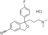 盐酸西酞普兰分子结构 (CAS 85118-27-0)