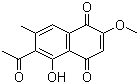 CAS # 85122-21-0, 2-Methoxystypandrone, 2-Methoxy-6-acetyl-7-methyljuglone
