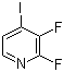 2,3-二氟-4-碘吡啶分子结构 (CAS 851386-34-0)