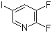 5-碘-2,3-二氟吡啶分子结构 (CAS 851386-35-1)