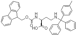 CAS # 851392-68-2, (2S)-2-[[(9H-Fluoren-9-ylmethoxy)carbonyl]amino]-4-[[(4-methylphenyl)diphenylmethyl]amino]butanoic acid