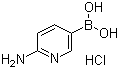 6-Aminopyridine-3-boronic acid hydrochloride molecular structure (CAS 851524-96-4)