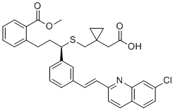 孟鲁司特 EP 杂质H分子结构 (CAS 851755-56-1)