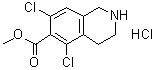 CAS # 851784-90-2, 5,7-Dichloro-1,2,3,4-tetrahydro-6-isoquinolinecarboxylic acid methyl ester hydrochloride