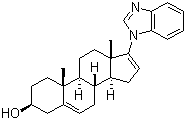 CAS # 851983-85-2, VN/124-1, (3beta)-17-(1H-Benzimidazol-1-yl)androsta-5,16-dien-3-ol, TOK-001