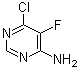 6-氯-5-氟嘧啶-4-胺分子结构 (CAS 851984-15-1)