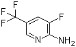 2-氨基-3-氟-5-三氟甲基吡啶分子结构 (CAS 852062-17-0)