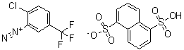 CAS # 85222-99-7, 2-Chloro-5-(trifluoromethyl)benzenediazonium 1,5-naphthalenedisulfonate (1:1)