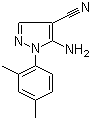 5-氨基-1-(2,4-二甲基苯基)-1H-吡唑-4-甲腈分子结构 (CAS 852313-93-0)
