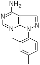 CAS # 852313-96-3, 1-(2,4-Dimethylphenyl)-1H-pyrazolo[3,4-d]pyrimidin-4-ylamine