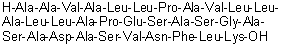CAS # 852690-80-3, L-Alanyl-L-alanyl-L-valyl-L-alanyl-L-leucyl-L-leucyl-L-prolyl-L-alanyl-L-valyl-L-leucyl-L-leucyl-L-alanyl-L-leucyl-L-leucyl-L-alanyl-L-prolyl-L-alpha-glutamyl-L-seryl-L-alanyl-L-serylglycyl-L-alanyl-L-seryl-L-alanyl-L-alpha-aspartyl-L-alanyl-L-seryl-L-valyl-L-asparaginyl-L-phenylalanyl-L-leucyl-L-lysine