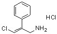 CAS # 85278-24-6, (E)-beta-(Chloromethylene)benzeneethanamine hydrochloride, MDL 72274A