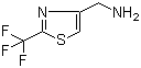 4-氨甲基-2-三氟甲基噻唑分子结构 (CAS 852854-39-8)