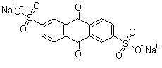 structure of CAS# 853-68-9, 蒽醌-2,6-二磺酸二钠盐