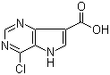 CAS 登录号：853058-43-2, 4-氯-5H-吡咯并[3,2-d]嘧啶-7-甲酸
