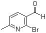 structure of CAS# 853179-74-5, 2-溴-6-甲基吡啶-3-甲醛