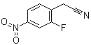 2-氟-4-硝基苯乙腈分子结构 (CAS 853910-00-6)
