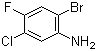 structure of CAS# 85462-59-5, 2-Bromo-5-chloro-4-fluoroaniline