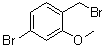 4-溴-1-(溴甲基)-2-甲氧基苯分子结构 (CAS 854778-42-0)