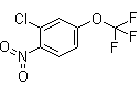 structure of CAS# 85578-47-8, 2-Chloro-1-nitro-4-(trifluoromethoxy)benzene