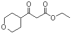 structure of CAS# 856414-68-1, 3-Oxo-3-(tetrahydro-2H-pyran-4-yl)propanoic acid ethyl ester